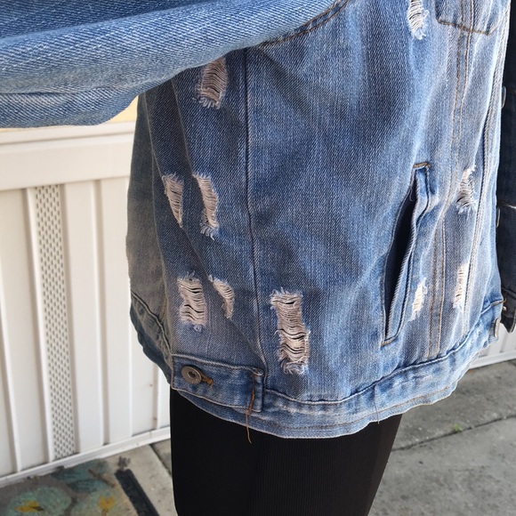 Pretty Blue Jean Designer Jacket by Ci Sono - Picture 6 of 11